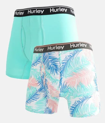 Hurley 2 Pack Stretch Boxer Briefs