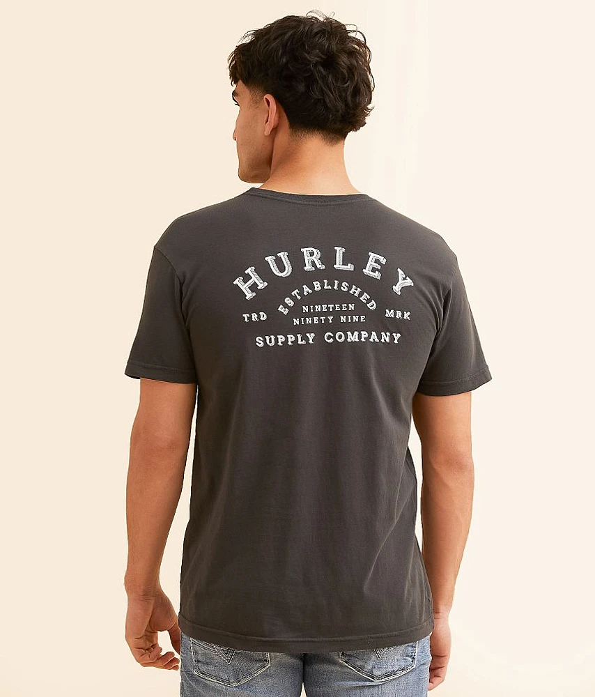 Hurley Embarked Pigment Dye T-Shirt