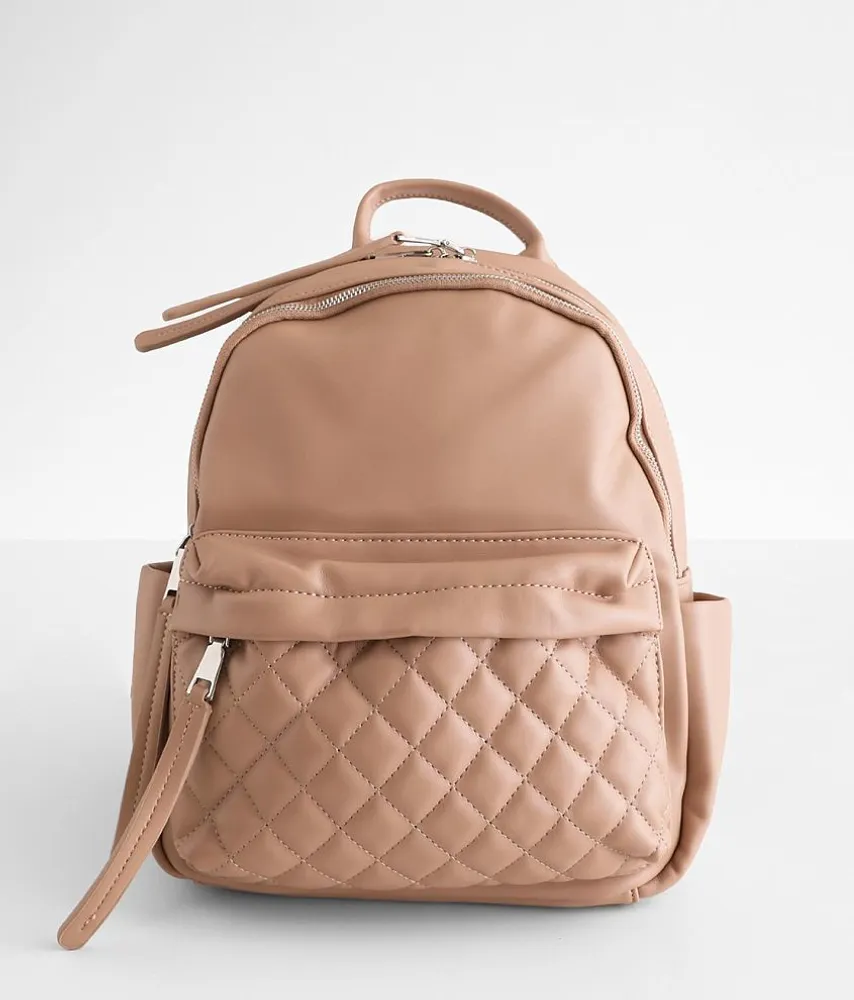 Amara Quilted Mini Backpack Black – Adorn Purse & Co.
