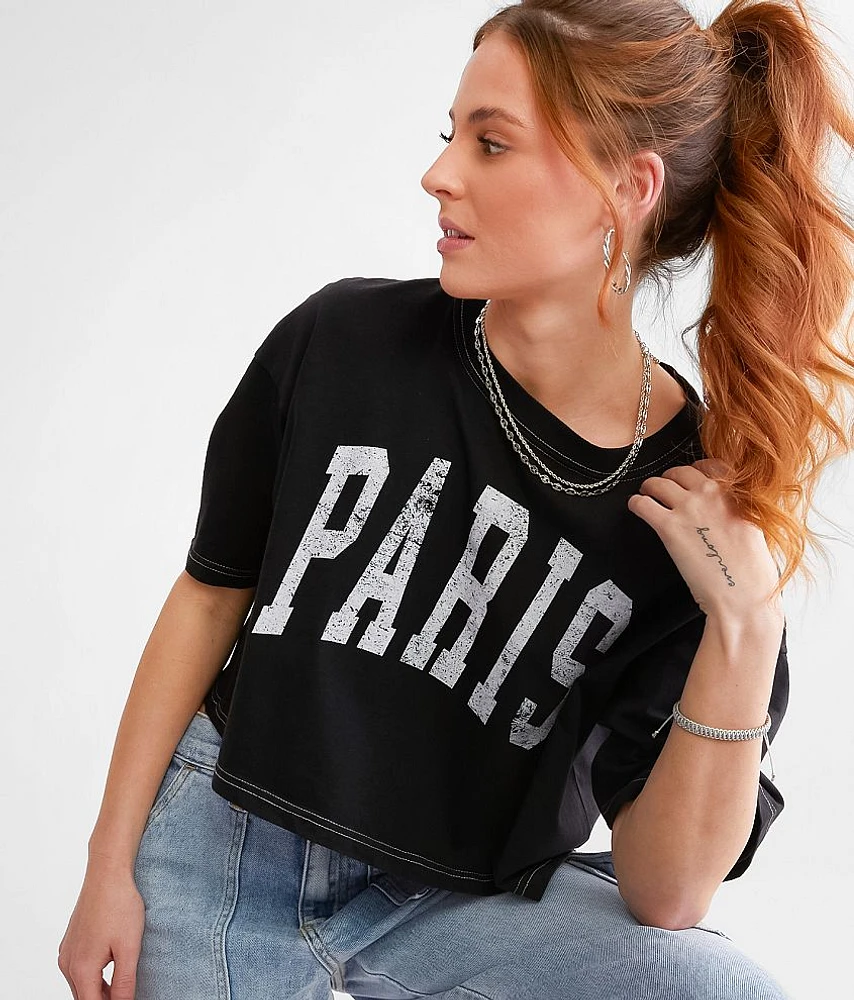 Paris Cropped T-Shirt