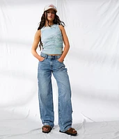 Ribbed Coastal Belt Tank Top