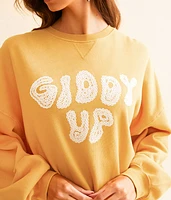 Giddy Up Oversized Pullover