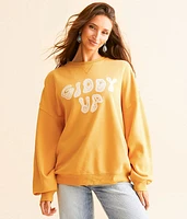 Giddy Up Oversized Pullover