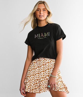 Modish Rebel Miami Cropped T-Shirt