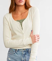 Waffle Knit Top