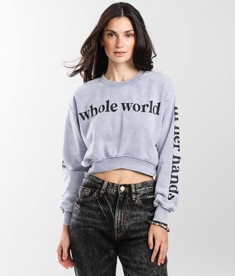 Modish Rebel Whole World Cropped Pullover