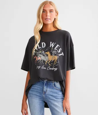 Modish Rebel Wild West Long Live Cowboys T-Shirt