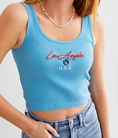 Los Angeles Ribbed Tank Top