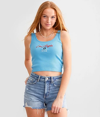 Los Angeles Ribbed Tank Top