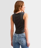 Malibu Beach Cropped Tank Top