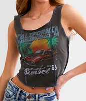 Malibu Beach Cropped Tank Top