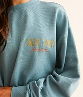 Great Smokey Mountains Oversized Pullover