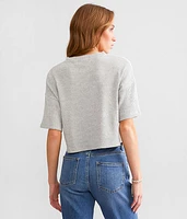 Brushed Thermal Cropped Top