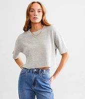 Brushed Thermal Cropped Top