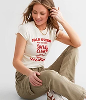 Palm Springs Social Club Cropped T-Shirt
