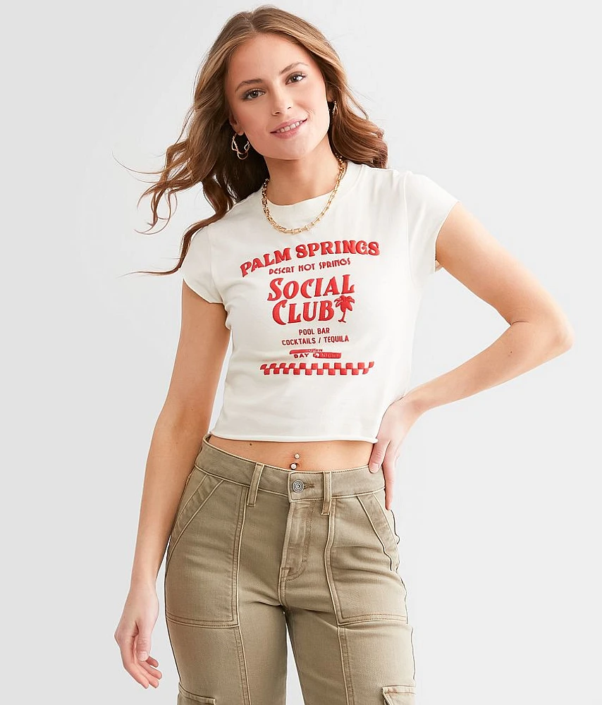 Palm Springs Social Club Cropped T-Shirt