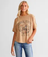 Modish Rebel Rodeo Show Oversized T-Shirt