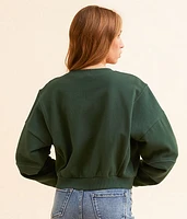 Collegiate Basketball Cropped Pullover