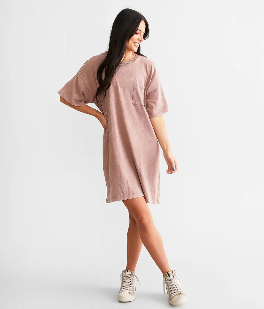 BKE Washed T-Shirt Dress