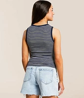 Striped American Flag Tank Top