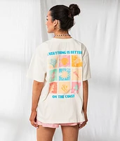 Better On The Coast Oversized T-Shirt