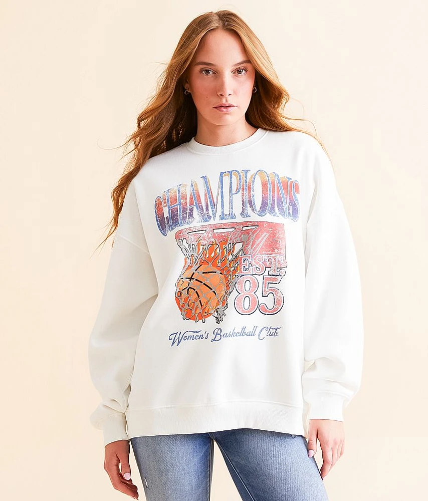 Modish Rebel Basketball Champion Oversized Pullover