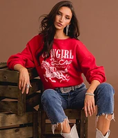 Sterling & Stitch Cowgirl Era Oversized Pullover