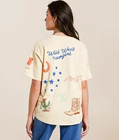 Howdy Tattoo Patch T-Shirt