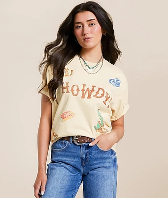 Howdy Tattoo Patch T-Shirt