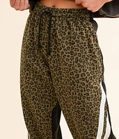 Cheetah Pieced Jogger