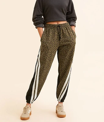 Cheetah Pieced Jogger