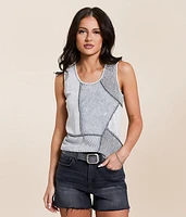 Exposed Seam Tank Top
