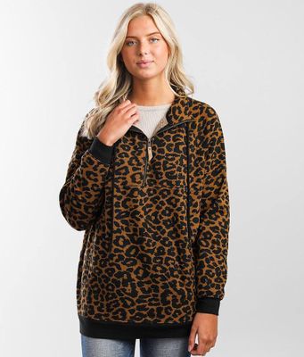 BKE Leopard Print Pullover