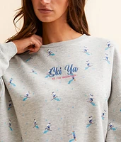 Ski Ya On The Mountain Oversized Pullover