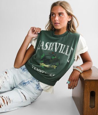 Modish Rebel Nashville Sleeveless Sweatshirt