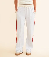 Striped Wide Leg Sweatpant