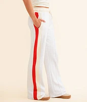 Striped Wide Leg Sweatpant