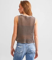 Fishnet Tank Top