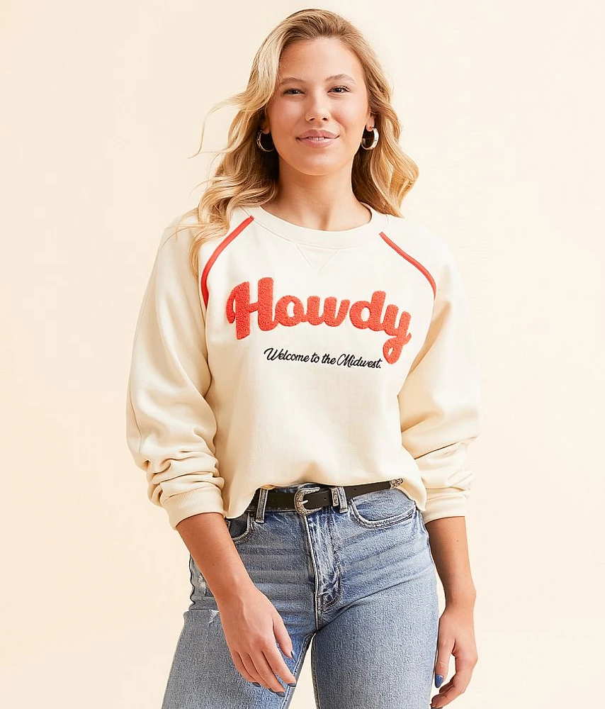 Modish Rebel Howdy Cropped Pullover