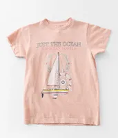 Girls - Modish Rebel Sailboat T-Shirt