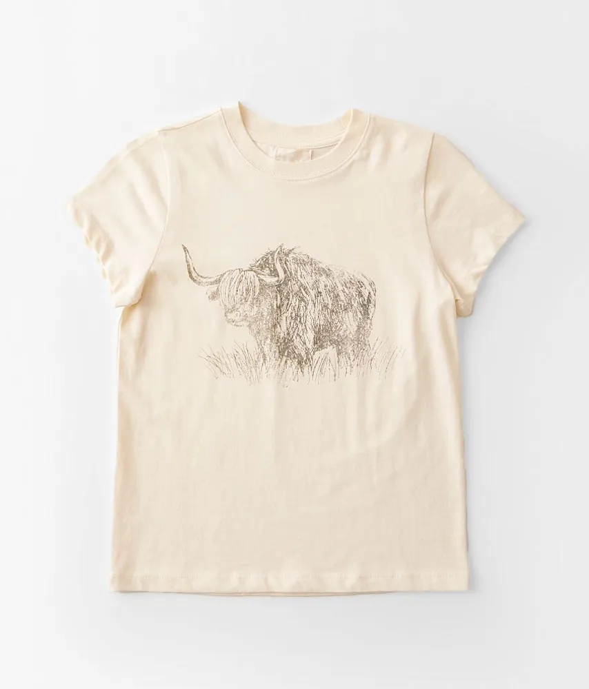 Girls - Modish Rebel Cow T-Shirt