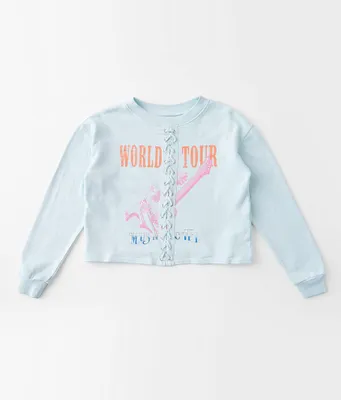 Girls - Modish Rebel World Tour Cropped Pullover