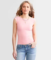 Low Back Cropped T-Shirt