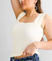 Love Letter Cropped Cami Tank Top