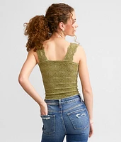 Love Letter Cropped Cami Tank Top