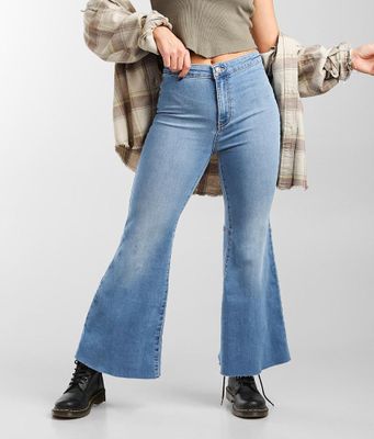 Free People Youthquake Cropped Flare Stretch Jean