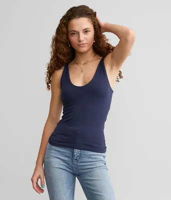 Free People Seamless V-Neck Cami Tank Top