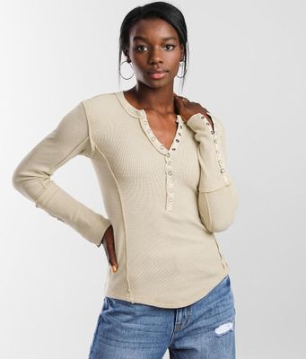 Free People Nailed It Thermal Henley