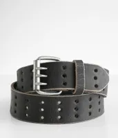 Triple Threat Leather Belt