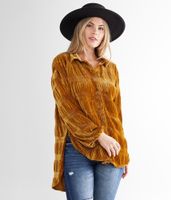 Free People My Best Velvet Blouse